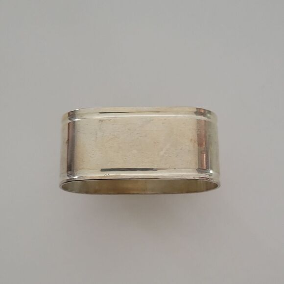 Silver Plated Napkin Ring With Gold Plated Bows Set Of 12 - Picture 4 of 10